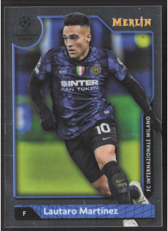 Lautaro Martínez, Kartička, Topps Merlin Chrome UEFA Club Competitions 2021-2022, BASE