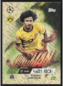 Karim Adeyemi, Kartička, 2025-26 Topps Match Attax EXTRA UEFA Champions League, INSERT