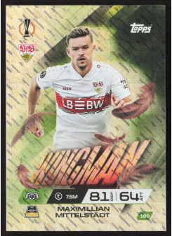 Maximilian Mittelstadt, Kartička, 2025-26 Topps Match Attax EXTRA UEFA Champions League, INSERT