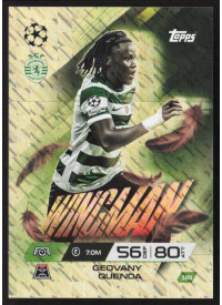 Geovany Quenda, Kartička, 2025-26 Topps Match Attax EXTRA UEFA Champions League, INSERT