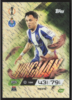 Pepe, Kartička, 2025-26 Topps Match Attax EXTRA UEFA Champions League, INSERT