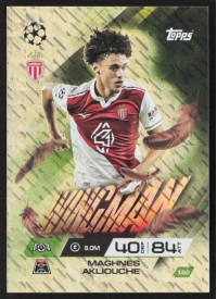Maghnes Akliouche, Kartička, 2025-26 Topps Match Attax EXTRA UEFA Champions League, INSERT