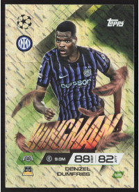 Denzel Dumfries, Kartička, 2025-26 Topps Match Attax EXTRA UEFA Champions League, INSERT
