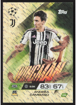 Andrea Cambiaso, Kartička, 2025-26 Topps Match Attax EXTRA UEFA Champions League, INSERT