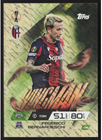 Federico Bernardeschi, Kartička, 2025-26 Topps Match Attax EXTRA UEFA Champions League, INSERT