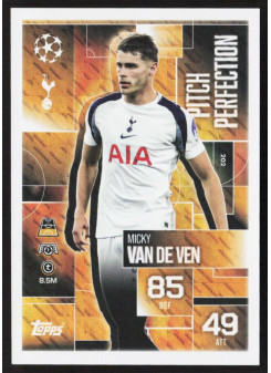 Micky van de Ven, Kartička, 2025-26 Topps Match Attax EXTRA UEFA Champions League, INSERT