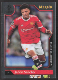 Jadon Sancho, Kartička, Topps Merlin Chrome UEFA Club Competitions 2021-2022, BASE