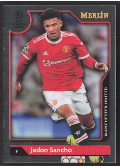 Jadon Sancho, Kartička, Topps Merlin Chrome UEFA Club Competitions 2021-2022, BASE