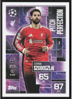 Dominik Szoboszlai, Kartička, 2025-26 Topps Match Attax EXTRA UEFA Champions League, INSERT