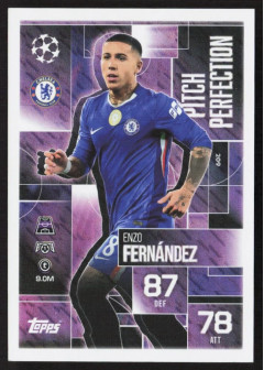 Enzo Fernandez, Kartička, 2025-26 Topps Match Attax EXTRA UEFA Champions League, INSERT