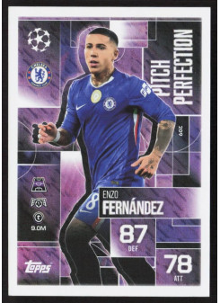 Enzo Fernandez, Kartička, 2025-26 Topps Match Attax EXTRA UEFA Champions League, INSERT