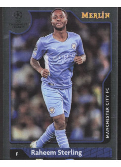Raheem Sterling, Kartička, Topps Merlin Chrome UEFA Club Competitions 2021-2022, BASE