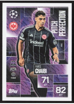 Fares Chaibi, Kartička, 2025-26 Topps Match Attax EXTRA UEFA Champions League, INSERT