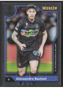 Alessandro Bastoni, Kartička, Topps Merlin Chrome UEFA Club Competitions 2021-2022, BASE