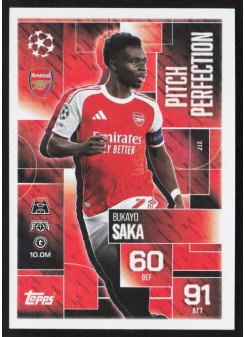 Bukayo Saka, Kartička, 2025-26 Topps Match Attax EXTRA UEFA Champions League, INSERT