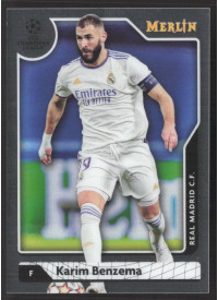 Karim Benzema, Kartička, Topps Merlin Chrome UEFA Club Competitions 2021-2022, BASE