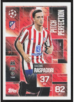Giacomo Raspadori, Kartička, 2025-26 Topps Match Attax EXTRA UEFA Champions League, INSERT
