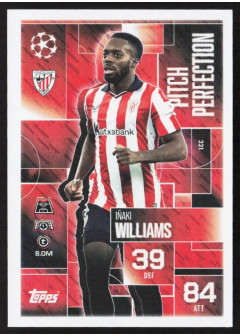Inaki Williams, Kartička, 2025-26 Topps Match Attax EXTRA UEFA Champions League, INSERT