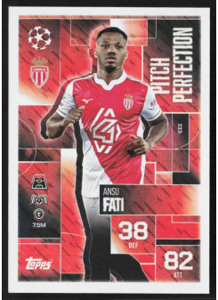 Ansu Fati, Kartička, 2025-26 Topps Match Attax EXTRA UEFA Champions League, INSERT