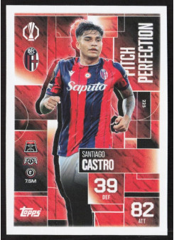 Santiago Castro, Kartička, 2025-26 Topps Match Attax EXTRA UEFA Champions League, INSERT