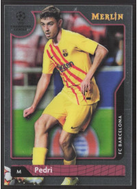 Pedri, Kartička, Topps Merlin Chrome UEFA Club Competitions 2021-2022, BASE