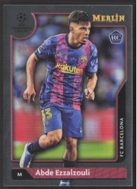 Abde Ezzalzouli, Kartička, Topps Merlin Chrome UEFA Club Competitions 2021-2022, BASE