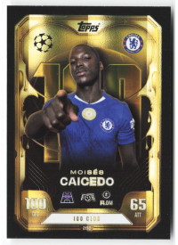 Moises Caicedo, Kartička, 2025-26 Topps Match Attax EXTRA UEFA Champions League, INSERT