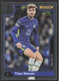 Timo Werner, Kartička, Topps Merlin Chrome UEFA Club Competitions 2021-2022, BASE