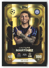 Lautaro Martinez, Kartička, 2025-26 Topps Match Attax EXTRA UEFA Champions League, INSERT