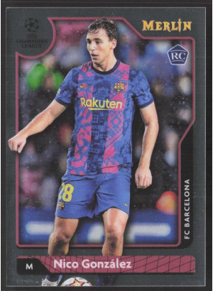 Nico González, Card, Topps Merlin Chrome UEFA Club Competitions 2021-2022, BASE