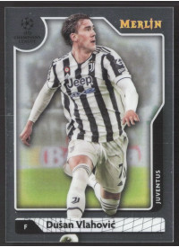 Dušan Vlahović, Kartička, Topps Merlin Chrome UEFA Club Competitions 2021-2022, BASE