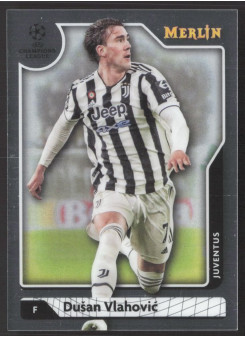 Dušan Vlahović, Kartička, Topps Merlin Chrome UEFA Club Competitions 2021-2022, BASE