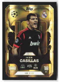 Iker Casillas, Kartička, 2025-26 Topps Match Attax EXTRA UEFA Champions League, INSERT