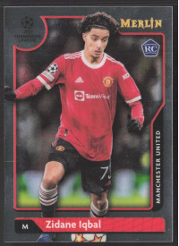 Zidane Iqbal, Kartička, Topps Merlin Chrome UEFA Club Competitions 2021-2022, BASE