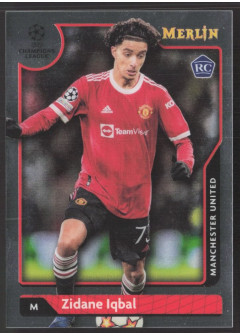 Zidane Iqbal, Kartička, Topps Merlin Chrome UEFA Club Competitions 2021-2022, BASE