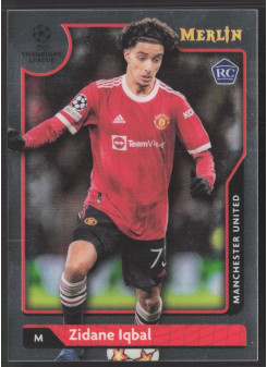 Zidane Iqbal, Kartička, Topps Merlin Chrome UEFA Club Competitions 2021-2022, BASE