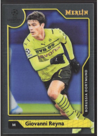Giovanni Reyna, Kartička, Topps Merlin Chrome UEFA Club Competitions 2021-2022, BASE