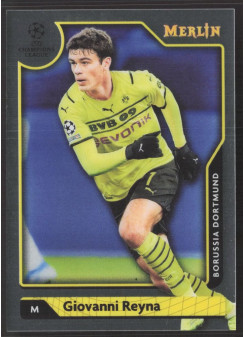 Giovanni Reyna, Kartička, Topps Merlin Chrome UEFA Club Competitions 2021-2022, BASE