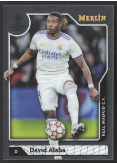 David Alaba, Kartička, Topps Merlin Chrome UEFA Club Competitions 2021-2022, BASE