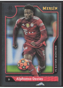 Alphonso Davies, Kartička, Topps Merlin Chrome UEFA Club Competitions 2021-2022, BASE
