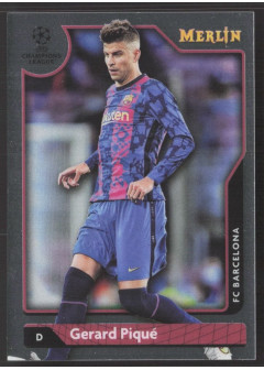 Gerard Piqué, Card, Topps Merlin Chrome UEFA Club Competitions 2021-2022, BASE