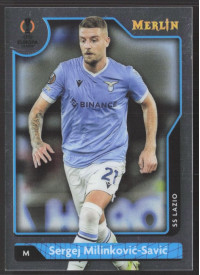 Sergej Milinković-Savić, Kartička, Topps Merlin Chrome UEFA Club Competitions 2021-2022, BASE