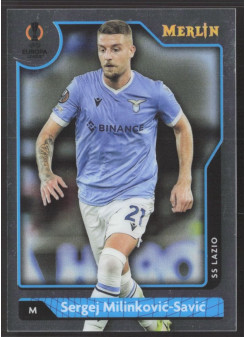 Sergej Milinković-Savić, Kartička, Topps Merlin Chrome UEFA Club Competitions 2021-2022, BASE