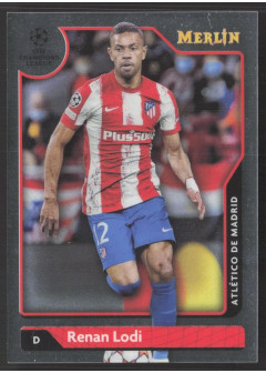 Renan Lodi, Card, Topps Merlin Chrome UEFA Club Competitions 2021-2022, BASE