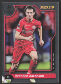 Brenden Aaronson, Kartička, Topps Merlin Chrome UEFA Club Competitions 2021-2022, BASE