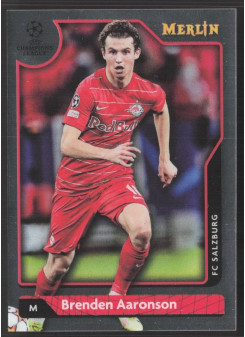 Brenden Aaronson, Kartička, Topps Merlin Chrome UEFA Club Competitions 2021-2022, BASE