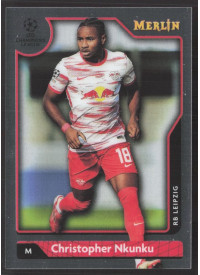 Christopher Nkunku, Kartička, Topps Merlin Chrome UEFA Club Competitions 2021-2022, BASE