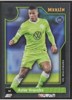 Aster Vranckx, Card, Topps Merlin Chrome UEFA Club Competitions 2021-2022, BASE