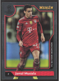 Jamal Musiala, Kartička, Topps Merlin Chrome UEFA Club Competitions 2021-2022, BASE