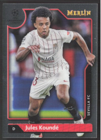 Jules Koundé, Kartička, Topps Merlin Chrome UEFA Club Competitions 2021-2022, BASE